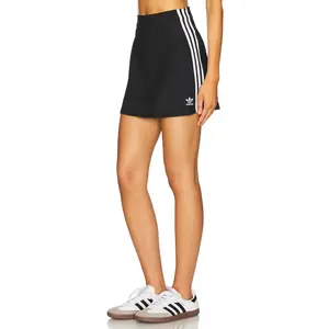 adidas Originals 3 Stripe Mini Skirt in Black