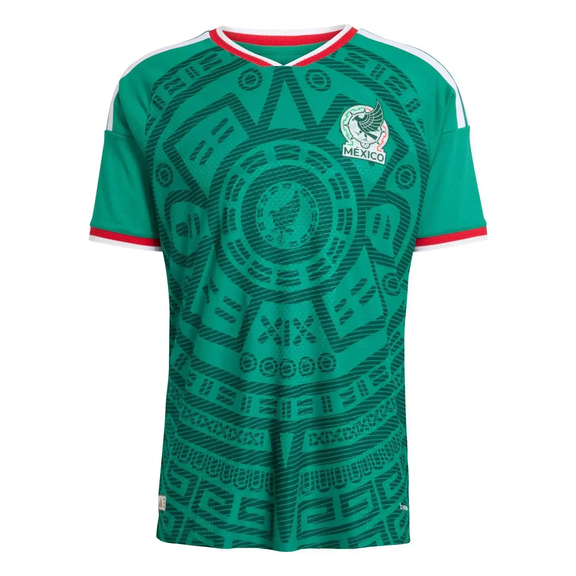 2026 Green Mexico football stadium, geometric pattern, breathable lightweight football shirtRAIMENTRY 2026 Green Mexico football stadium, geometric pattern, breathable lightweight football shirtRAIMENTRY