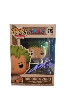Funko Pop Roronoa Zoro Signed Christopher Sabat #1775