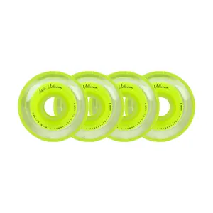 Labeda Roller Hockey Wheels - Millennium Gripper 80mm 74A Green (4-Pack)
