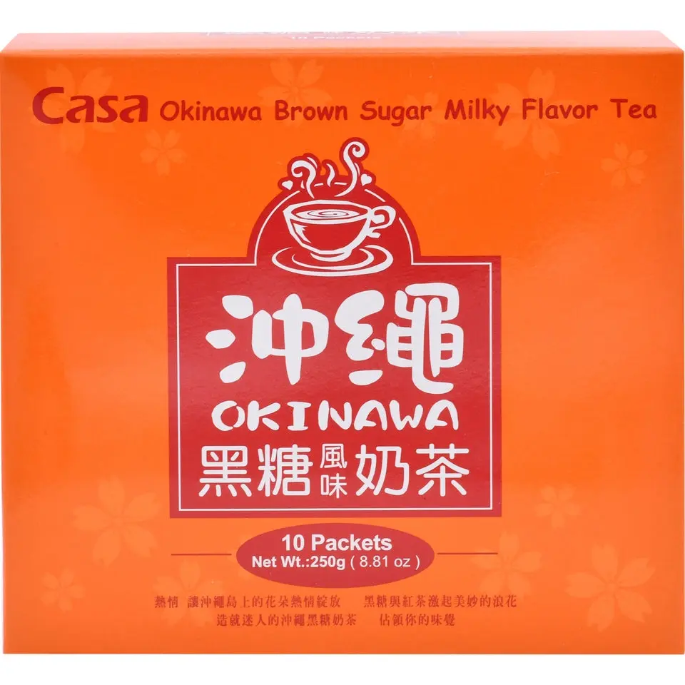 CASA Milk Tea 10 bags Assorted Flavor (Okinawa Brown Sugar/Kyoto
