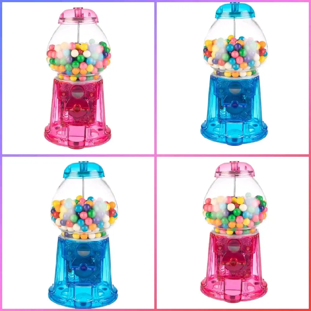 11-Inch Translucent Gumball Machine - Coin-Operated Candy Dispenser Vending Machine and Piggy Bank