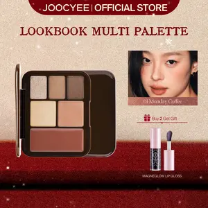 JOOCYEE Lookbook Multi Palette, All In One, Multi Purpose, Blush, Lip Cream, Eyeshadow, Clean Formula, Lightweight, Easy To Apply, Natural Finish, Beginner Friendly, Portable, For Holidays, Parties, Dates, Valentines Day Gift