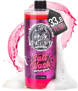 Salty Captain Foaming Salt Remover Wash - Clean & Remove Salt Off Boats & Cars, Prevent Saltwater Corrosion on Marine JetSkis, Trailers, Eco-Friendly Salt Neutralizer Boat Cleaner