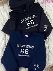 Embroidered Briar University  Crewneck Sweatshirt, Di Laurentis 66 Hoodie, Off Campus Series Shirt, College Romance BookTok Gift, Book Lover Apparel, Gift For Fans