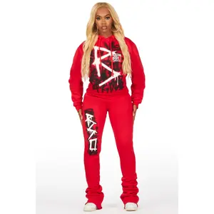 Tanesha Red Super Stacked Trackset