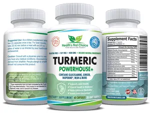 Health's First çhoice - Turmeric Powerhouse+ : Comprehensive Joint and Inflammatory Support