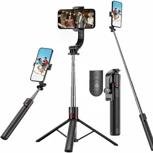 67" Detachable Phone Tripod Selfie Stick, Extendable Portable Cell Phone  Camera Easy Selfie Tripod Stand, with  Remote, Ideal for Travel & Photos Recording/Video Vlogging, Big Tripod