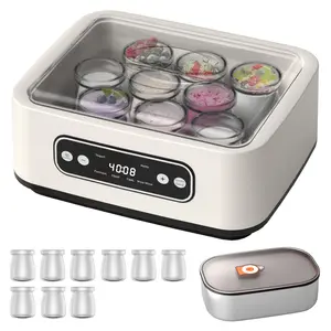 Ann Katy Yogurt Maker Machine with Intelligent Temperature Control, Easily Make Probiotic Yogurt, A Magic Kitchen Gadget for Delicious Food, Gift for Parents & Friends