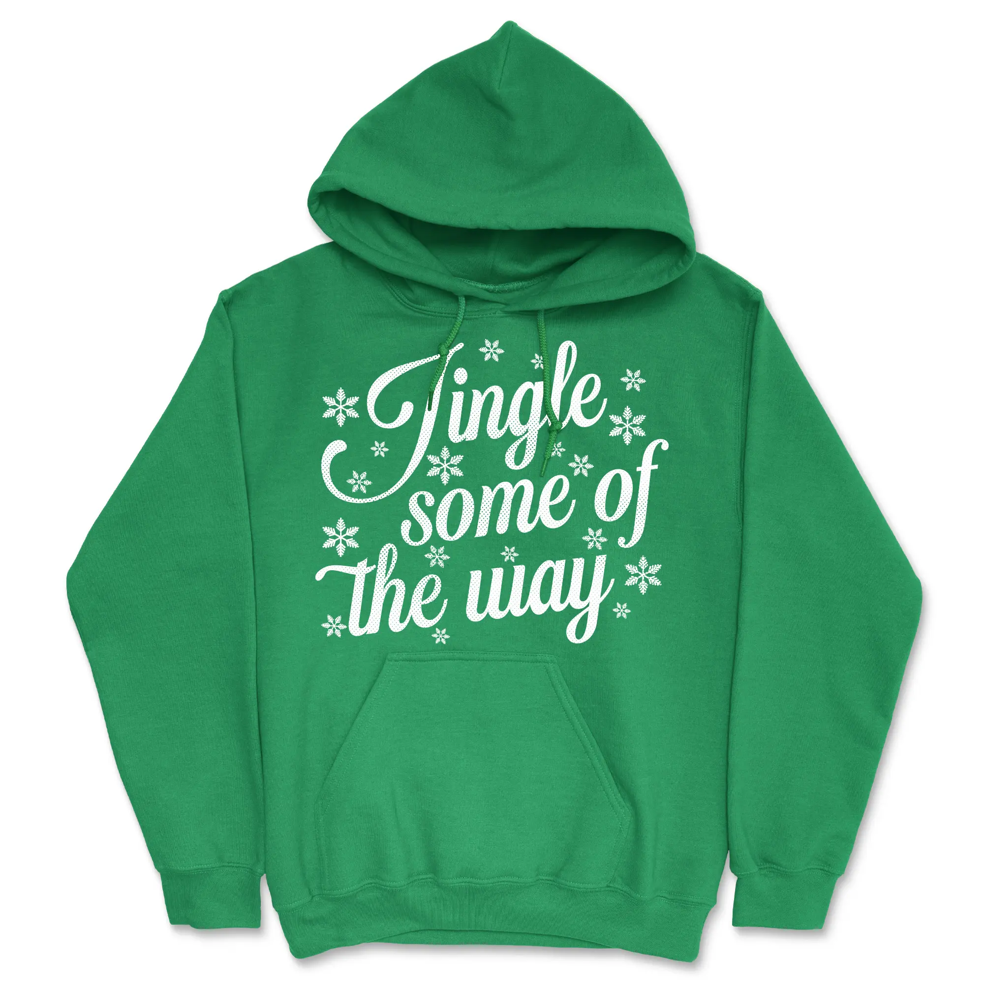 Jingle Some Of The Way Unisex Hoodie Funny Sarcastic Christmas Graphic Novelty Hooded Sweatshirt Unisex Vintage Fashion Hoodies Christmas Hoodie Novelty Sweatshirt Green -