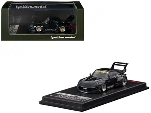RWB 993 "Dark Star" Black 1/64 Diecast Model Car by Ignition Model