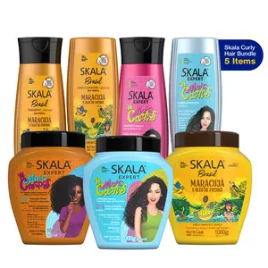 Skala Expert 6-Piece Hair Care Kit: Mais Cachos, Maracuja & Mais Crespos Treatments + Shampoo & Conditioner Sets mais crespos Curly
