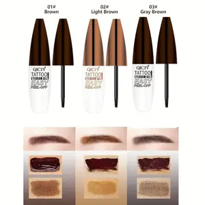 Set of 3 tearable brow gels that are long-lasting, smudge-resistant, water-repellent and color-resistant.