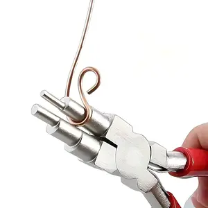 Jewelry Pliers, Carbon Steel Round Nose Needle Nose Pliers for Ring DIY Jewelry Bail, Heavy Duty Jewelry Making Tools with Comfortable Handle for Wire Wrapping, Beading, Repair, Craft Kits, Home DIY Projects, Handmade Accessories