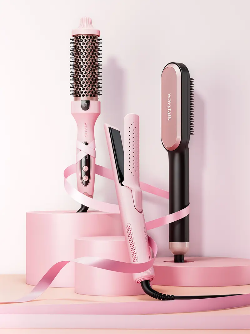 wavy talk pro steam straightener - TikTok Shop display picture 1