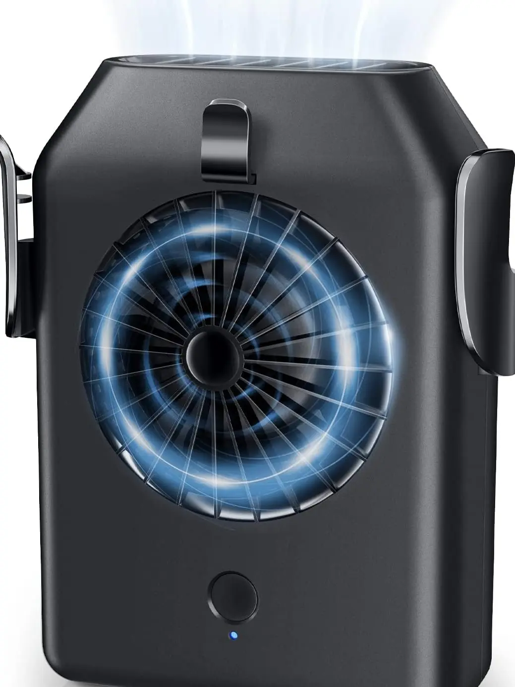 Ultimate Chill Portable Fan: 10,000mAh Rechargeable, 24-Hour Wearable Power with 3 Speed Settings for Unmatched Airflow