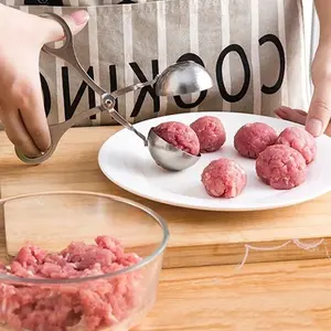 Stainless Steel Meatball Maker - Kitchen Utensils for Cooking and Food Preparation