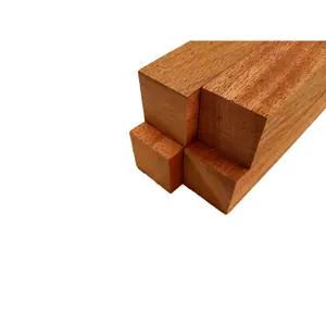 Mahogany Turning Blank Squares - 2" x 2" (4 Pcs)