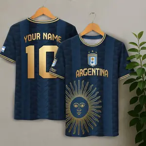 Customize Your Own Argentina Soccer Jersey with Your Name - Personalized Team Jerseys