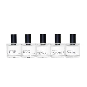 Crowned Skin Eau de Parfum Collection - Set of 5 Scents - Full Size -  King, Reign, Monarch, Prince, Empire