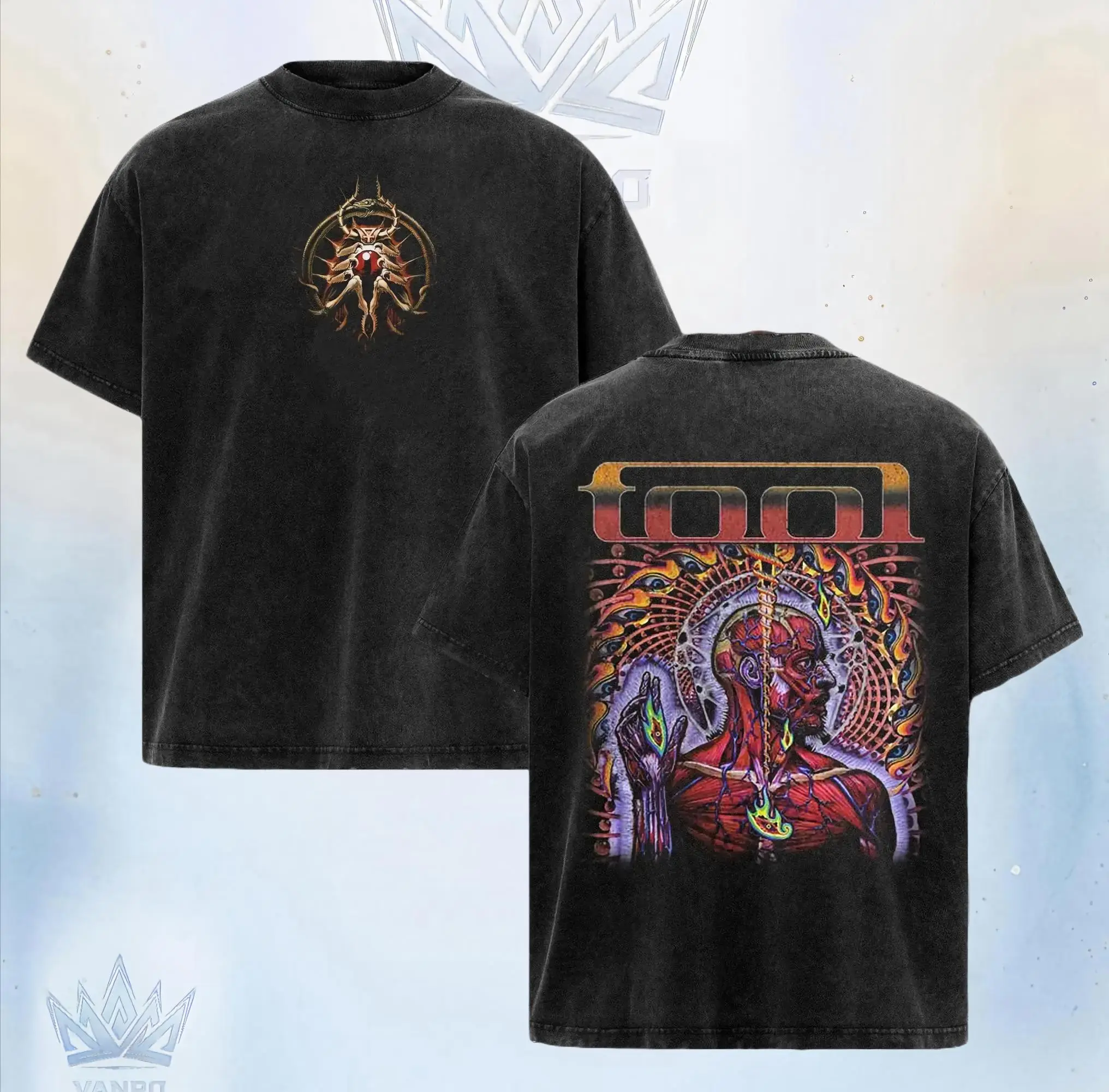 Men's Tool Lateralus Heavy Metal Band Fitted Short-Sleeve T-Shirt - 90s Vintage Grunge Aesthetic Rock Tour Merch, Menswear Streetwear Top Statement Piece, Shortsleeve, Tshirt, Men & Women Retro Music Tee