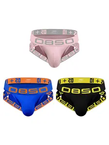 Hollow on Both Sides Men's Underwear Fashion Personality Briefs For Men Sports Fitness Comfortable Male Sexy Underpants Hip Raise