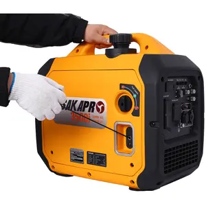 W465P143533  3500W Portable inverter Generator, gas powered, ultra-silent frequency conversion generator, EPA compliant with CO sensor, compact structure, light weight, fuel tank 3.5L, 149cc 4-stroke