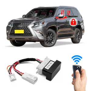 Car Auto Window Close Open Side Mirror Fold Unfold and Door Speed Lock Intelligent Device Kit for Lexus GX GX460 2020-2022 Plug and Play