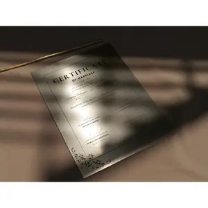 Professional Classic – Modern Border Stainless Steel Plaque