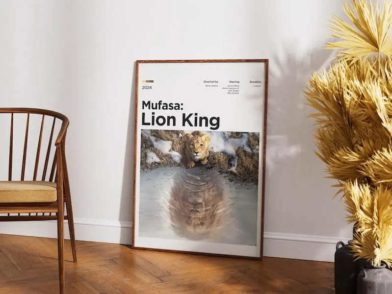Mufasa Lion King Poster, Movie Poster,Film Poster, Movie Wall Art
