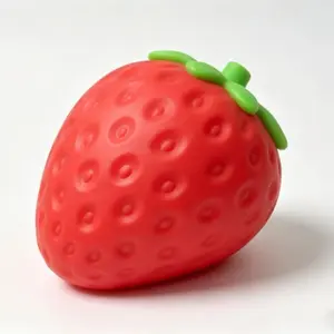 Novelty Large Strawberry Squeeze Toy - Ultra Soft Slow Rebound Squishy, Giant Fruit Decompression Fidget for Kids & Adults