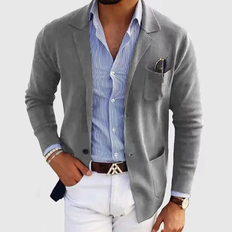 Mens Suit Jacket Vintage Blazer Casual Slim Fit Blazers Men Suit Separates Sport Coats for Wedding Prom Formal Linen