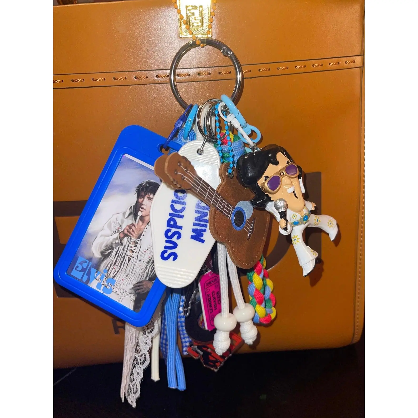 Suspicious Minds Elvis Presley Handmade Bag Charm
