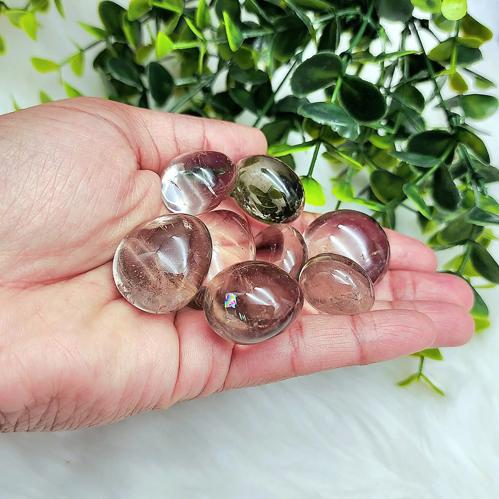 Gemmy High Grade Smokey Quartz Tumbles