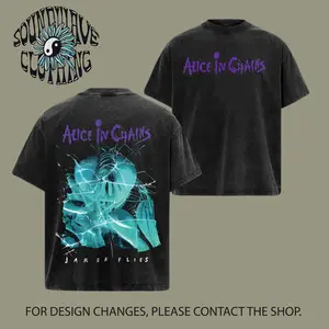 Retro Alice In Chains - Jar Of Flies Washed Hoodie, Alice In Chains T-shirt & Hoodie , Washed Oversized T-Shirt , Rock Band Shirt, Retro Music Tee, Rock Music Lover Shirt, Vintage Band Shirts Casual Fabric Fit Top , Top Men's and Women's Clothing