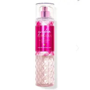 Bath & Body Works Gingham Gorgeous Fine Fragrance Mist - Pink Diamond Patterned Bottle with Elegant Spray Top