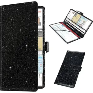 Car Registration and Insurance Holder, Vehicle Glove Box Organizer Cool Car Accessories, Car Document Holder for Cards, Driver License & Essential Document