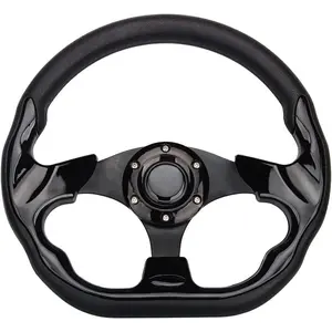 D Shape Style Golf Cart Steering Wheel Universal Design for Club  Ds and Precedent EZGO RXV & TXT, Yamaha Golf Cart Steering Wheel