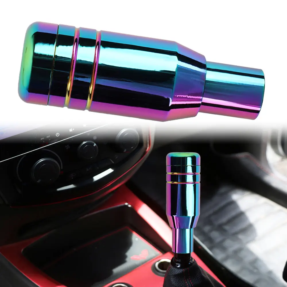Brand New Universal JDM Aluminum Neo Chrome Automatic Gear Stick Shift Knob Lever Shifter