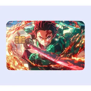 Tanjiro Kamado Demon Slayer Themed Credit Card Skins, Anime Inspired Sticker, Gift for Fans