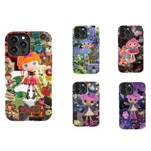 Cute Lalaloopsy Cutecore Two-In-One Film Case - Durable, Shock-Absorbing, and Trendy Protection - for iPhone17 16, 15, 14, 13, 12 Plus, Pro, Max, and Samsung S25-22 Perfect Birthday Gift for Friends
