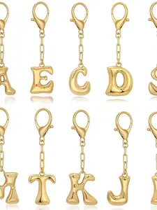 Bubble Initial Charm for Bags & Purses, Elegant Personalized Accessory for Stylish Women, Perfect Gift Idea for Her, Bag Charm, Bag Charm Keychain, Purse Accessories