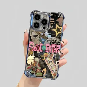 Soul Eater Phone Case Evans Crona Maka Albam Black Star Tsubaki Death the Kid Manga Anime, Anime Vintage Special Cover for iPhone 11 12 13 14 15 16 17 Pro Max Plus Air #IP