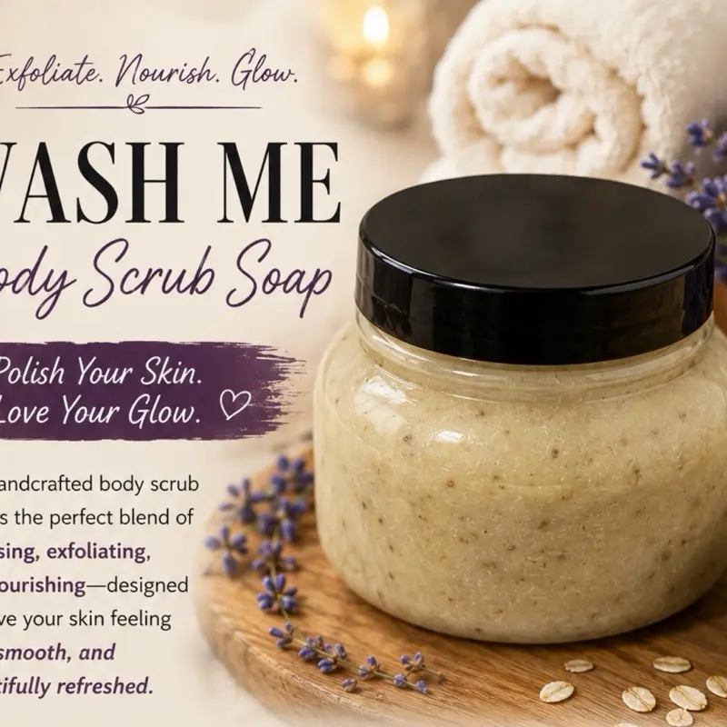 Wash Me body Scrub soap