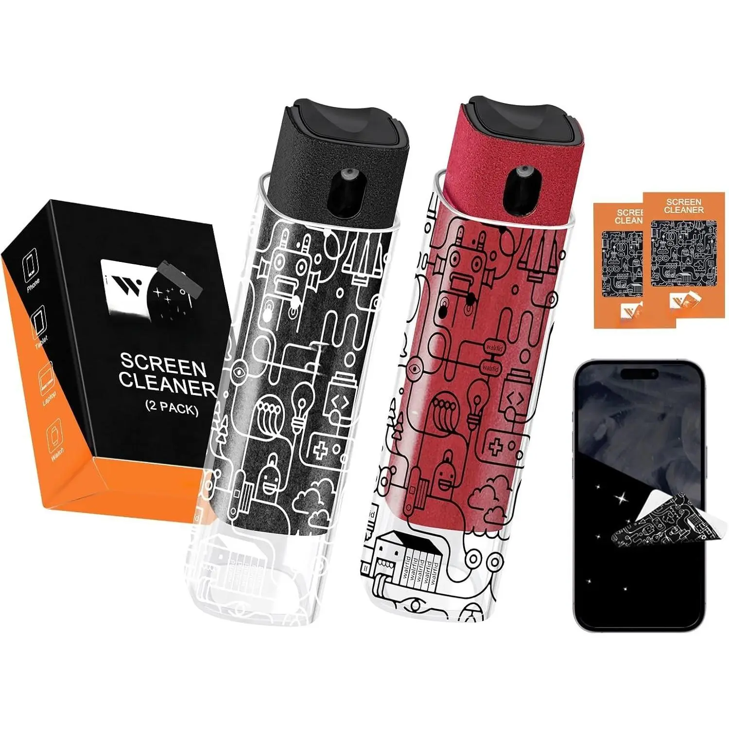 Graffiti Black & Red