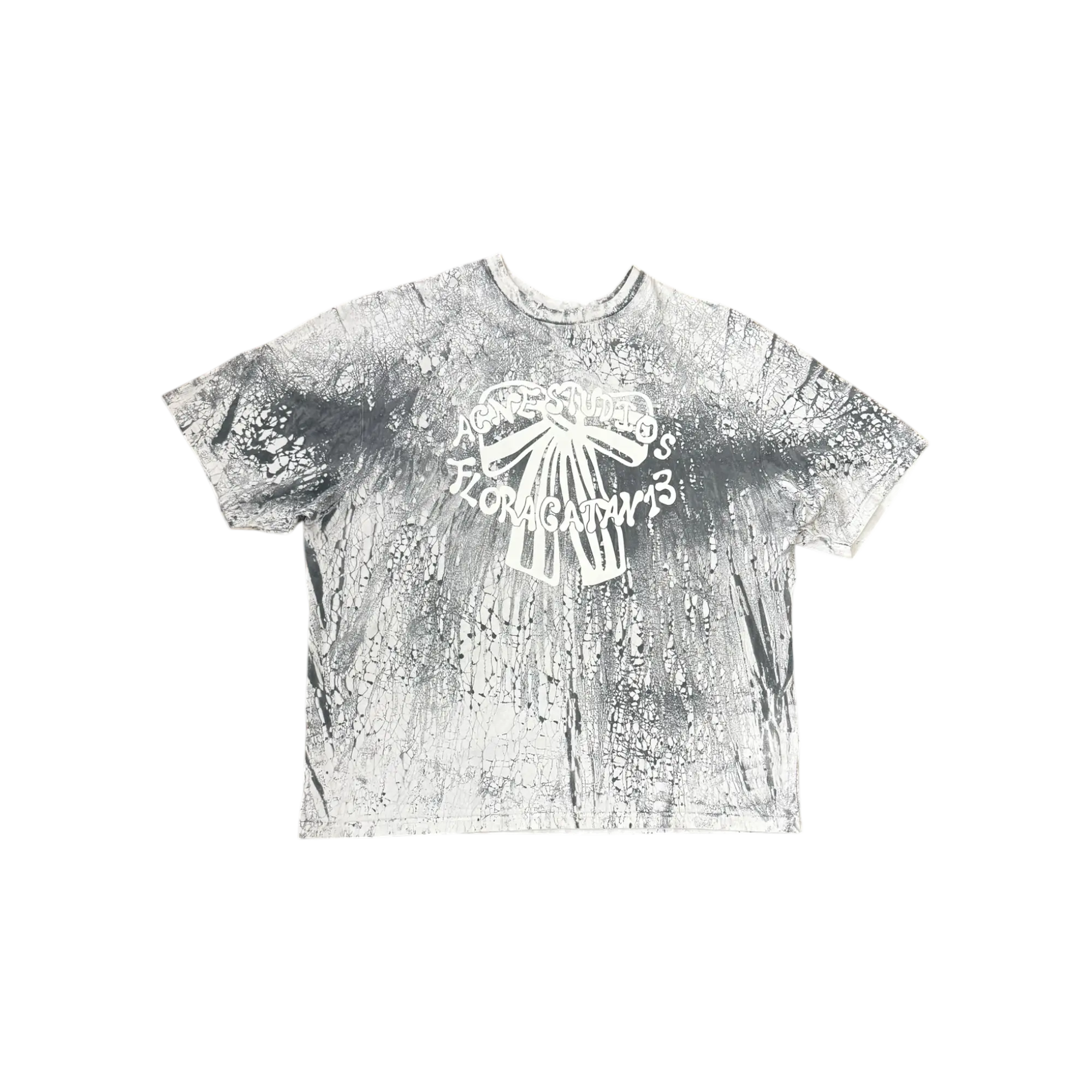 Acne Studios Exford U Bow Logo White T-Shirt