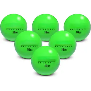 Weighted Training Balls - Choose Baseball or Softball - Hitting & Pitching Training for All Skill Levels - Improve Power and Mechanics