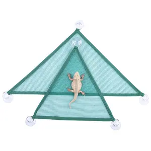 1pc Reptile Hammock Bed, Lizard Snake Hamster Dutch Pig Hanging Bed, Amphibian Decorative Mesh Hammock, Pet Cage Accessory