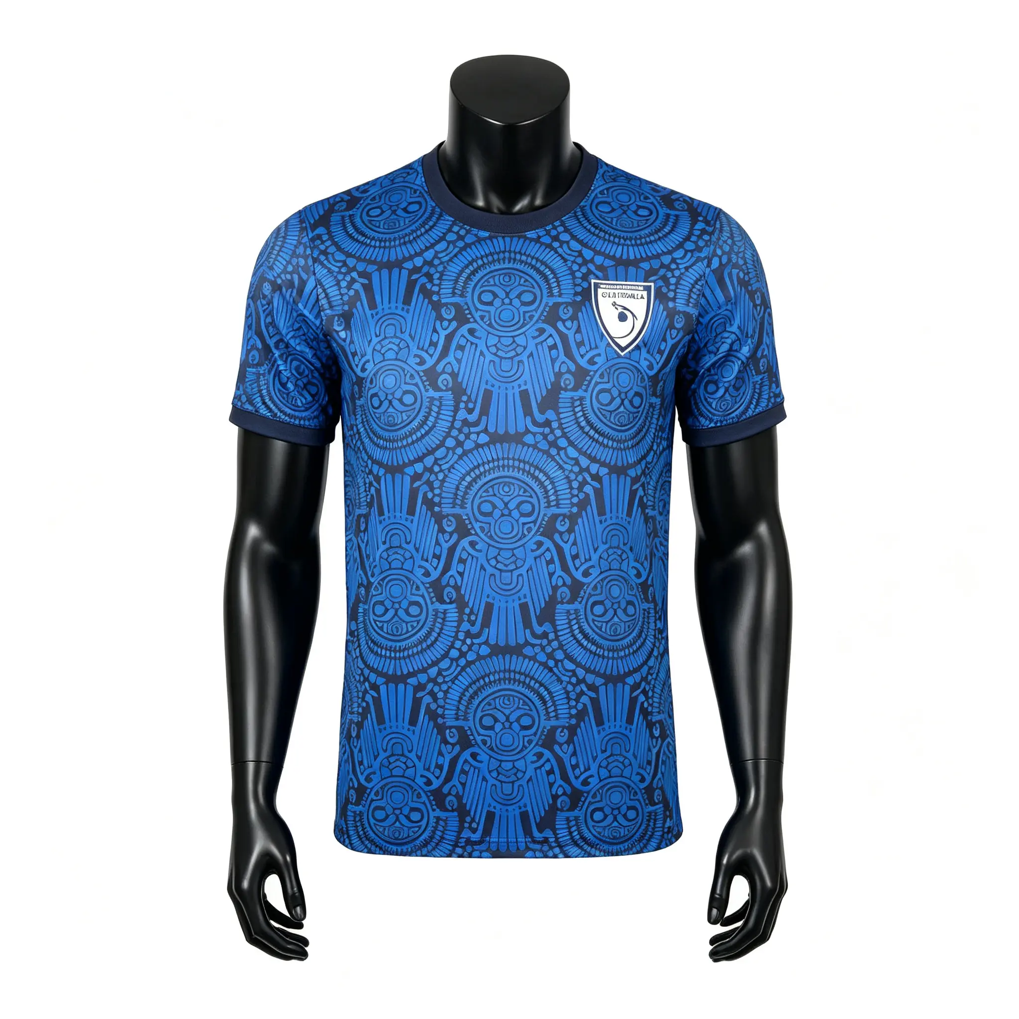 2526  Guateamala Home and Away Long Sleeve Blue Soccer Jerseys