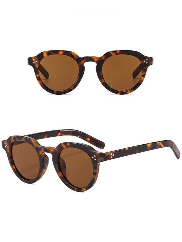 Classic Round Polarized Sunglasses for Men and Women, Retro Style Uv400 Lenses for Maximum Sun Protection, Lightweight Design for All-Day Comfort